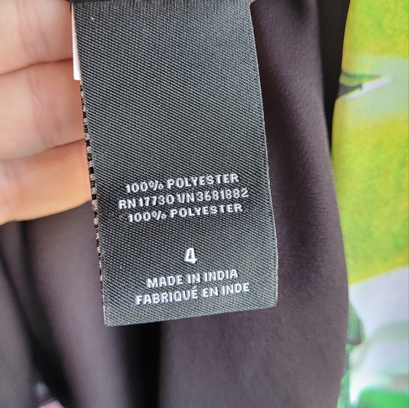 Prabal Gurung X Target black kaleidoscope inkblot dress Sz 4 - Picture 6 of 7